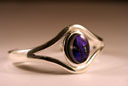 Purple ripple bangle
