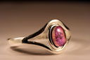 Pink irridescent bangle