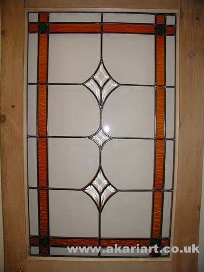 All these door panels in this section were designed to match existing panels in the house